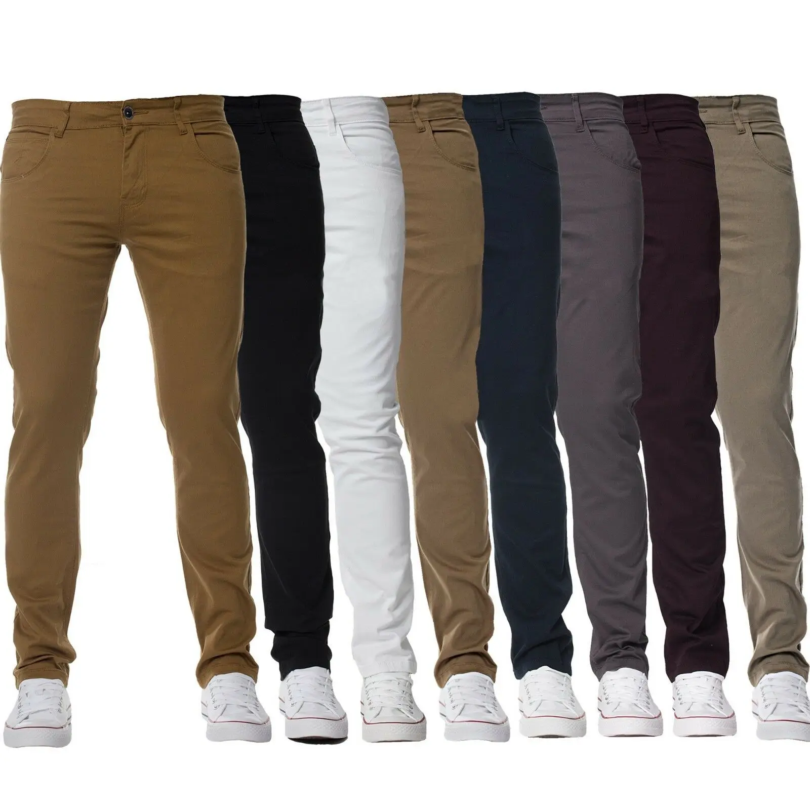 
Skinny Slim Fit Stretch Denim Ripped Mens Jean 