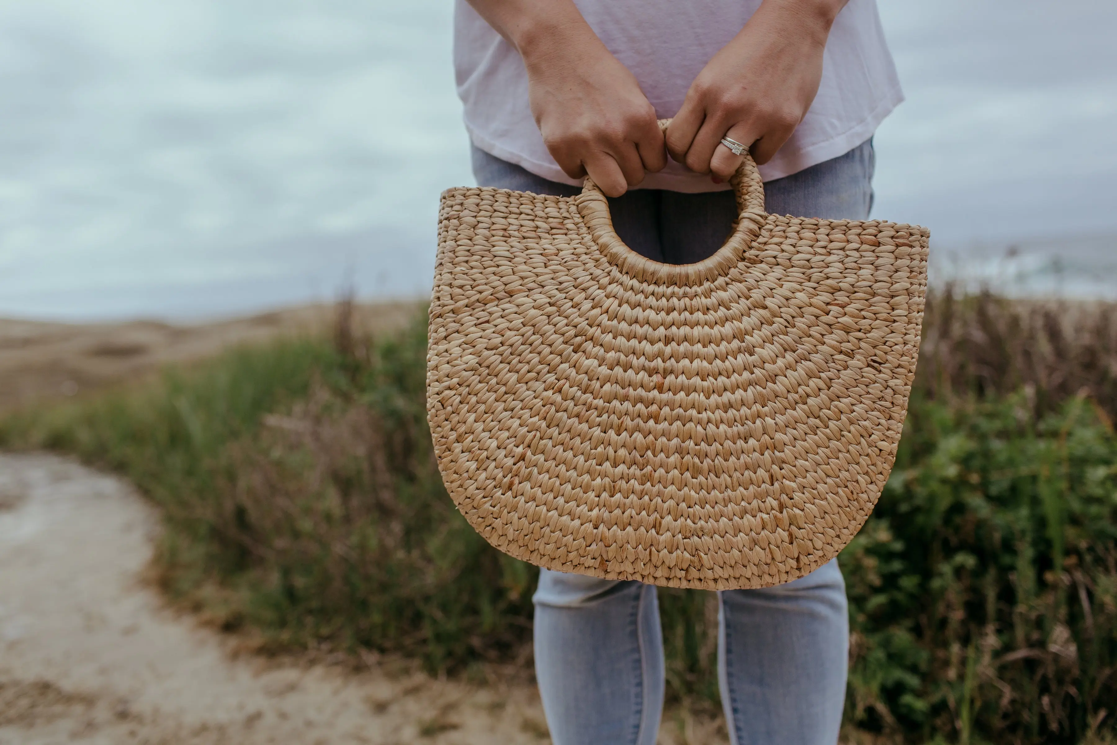 Best Choice for Summer Vacation High Quality Natural Craft Women Straw Bag