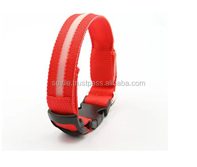 Led Dog Collar Flashing Light Pet Collar, Colorful Adjustable Led Dog Collar