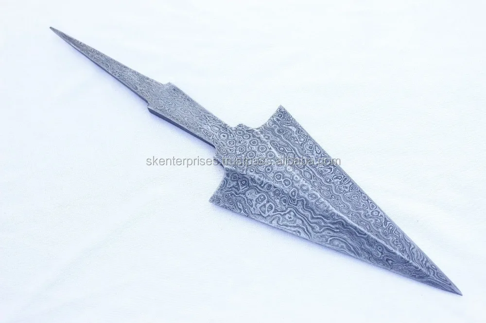 Damascus Blank Blade Knife Damascus Steel Blade Hand Made Bar Blank Damascus Bar