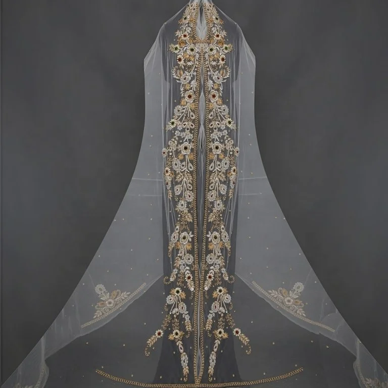 HEAVY CRYSTAL WORK MOROCCAN TAKCHITA KAFTAN CAFTAN DESIGN