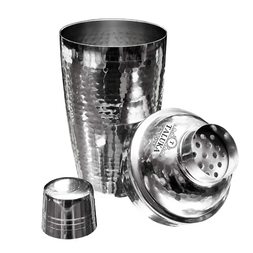 Indian Manufacturer Hammered Stainless Steel Cocktail Shaker