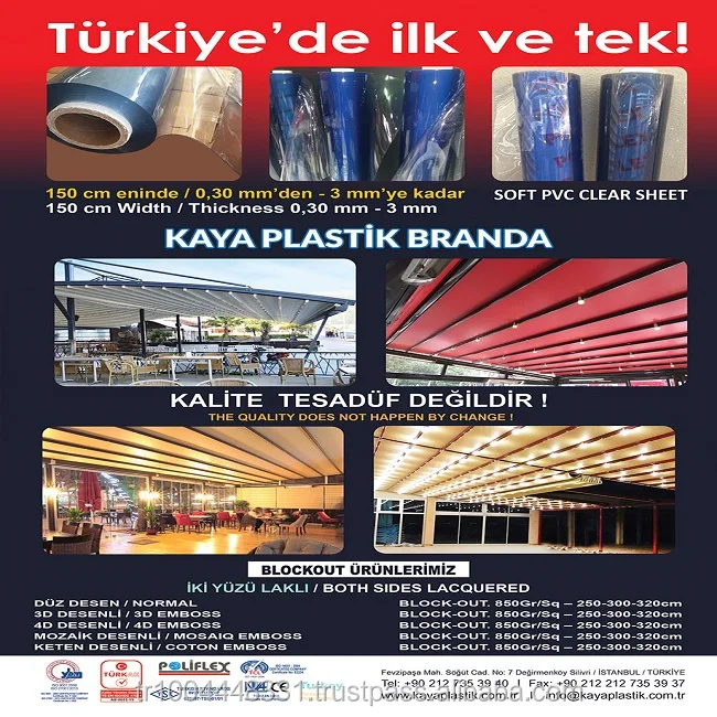 
Clear sheet Transparent Soft PVC Sheet 