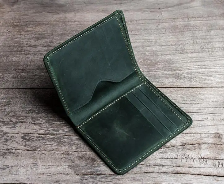 Handmade Men Leather Wallet Credit Card Holder