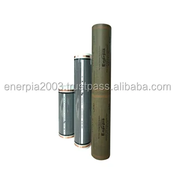 PET Underfloor Film Heating ENERPIA Heating Equipment Far Infrared Rays Heating Film Safe Reduce Construction Cost
