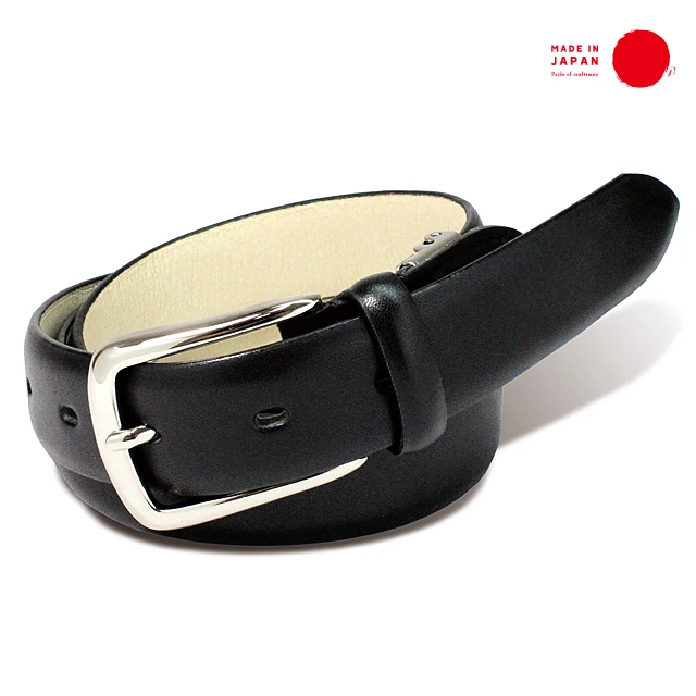 [Кожаный точиджи] 30 мм пояс без швов-Сделано в Японии