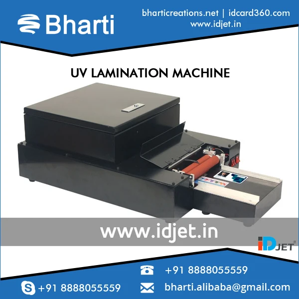 ID card UV Lamination Machine with Glossy & Matte Finish