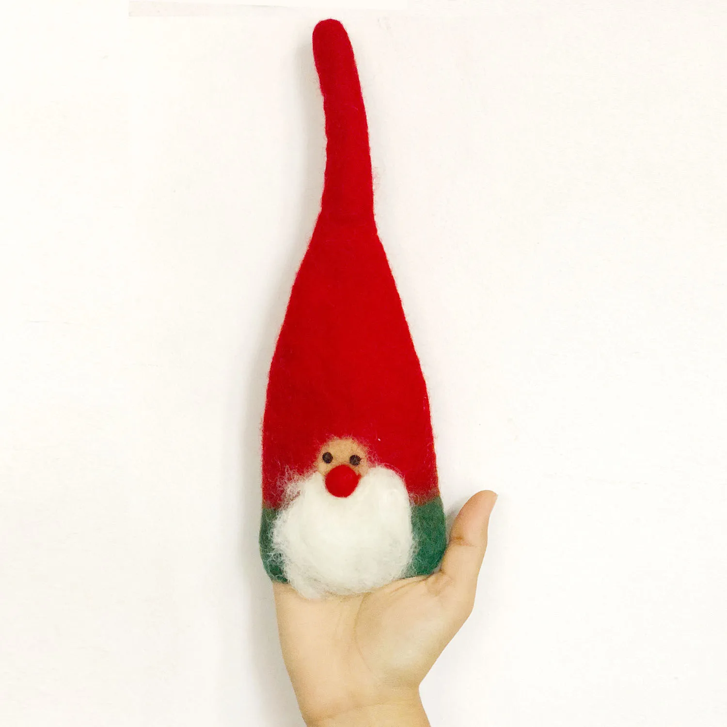CDO-004, Christmas Felt Toy Hand Puppet for Kids, Home Decor and Festivals, Made in Nepal by Skilled and Talented Women Artisans