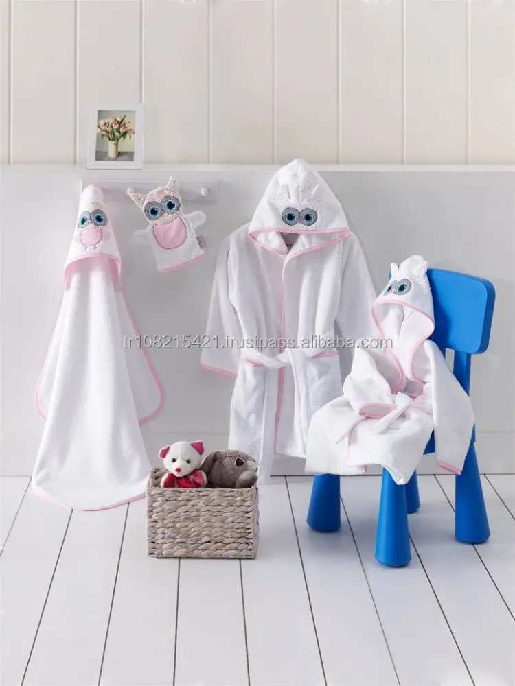 
Cotton Terry Baby Bathrobes 