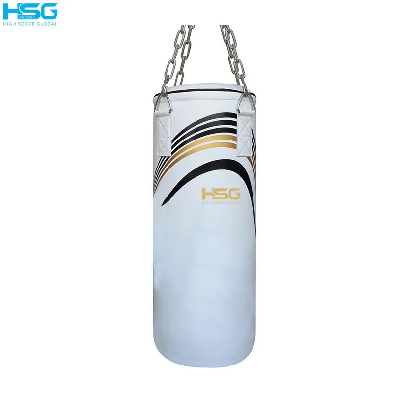 Custom Boxing Punching Bags Muay Thai Heavy Leather MMA KickBoxing Martial arts Gym Training Bags