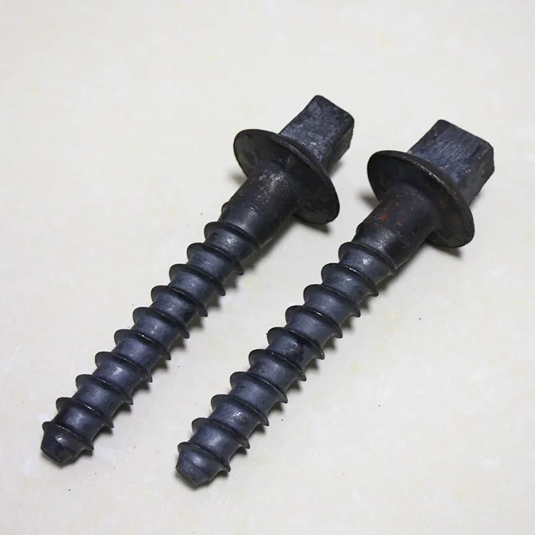 SS35 Rail Screw Spike Rail Spike Manufacturer Supply