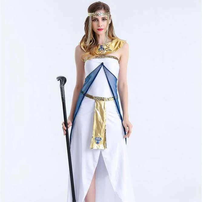 Masked Ball Party Deluxe Cleopatra Sexy Women Greek God Costume