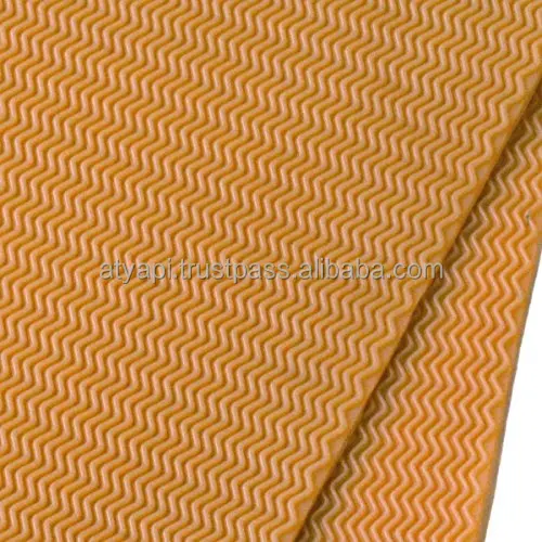Wave pattern design eva outsole sheet