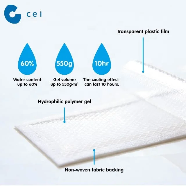 Other Baby Supplies & Products Fever Reducing Cool Patch Cooling Gel Patch Fever Reducing Gel Pad