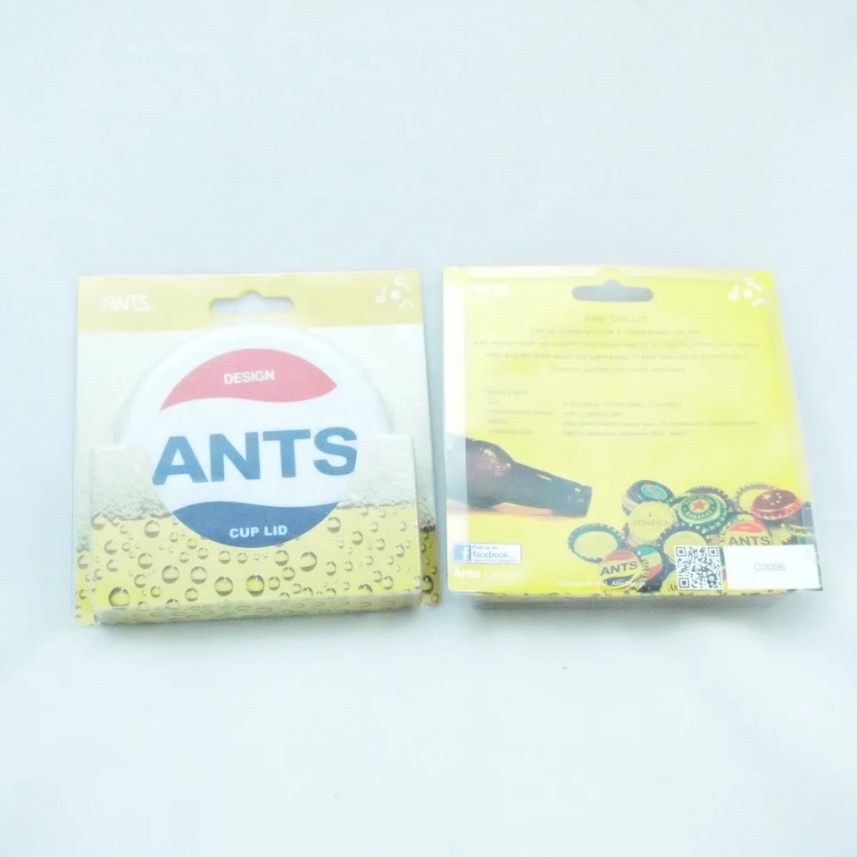 
Custom Logo Novelty Beer Cap Shape silicone coaster 