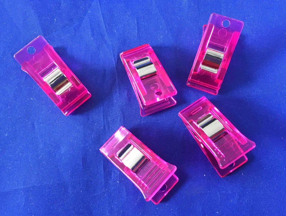 
Good quality paper clip Multi function white clip Plastic spring binding clip 