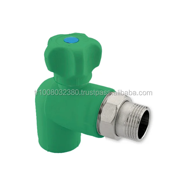 RADIATOR VALVE and  ELBOW 90 degrees Polypropylene for natural gas transport    Hot and Cold water Transport pipes