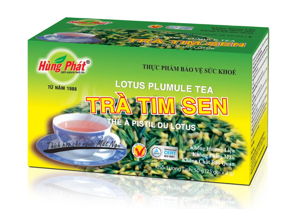 
Lotus Plumule Tea from Vietnam Blended Flavored Herbal Bagged Tea with 2 Years Shelf Life with HACCP and ISO Certified 