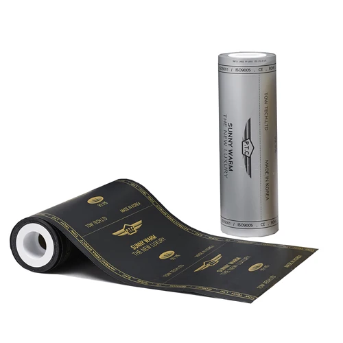 Towtech KOREA Premium PTC Nano Carbon Far Infrared Ray Overall Floor Heating Film underfloor 24v Thick, High Efficient and Safe