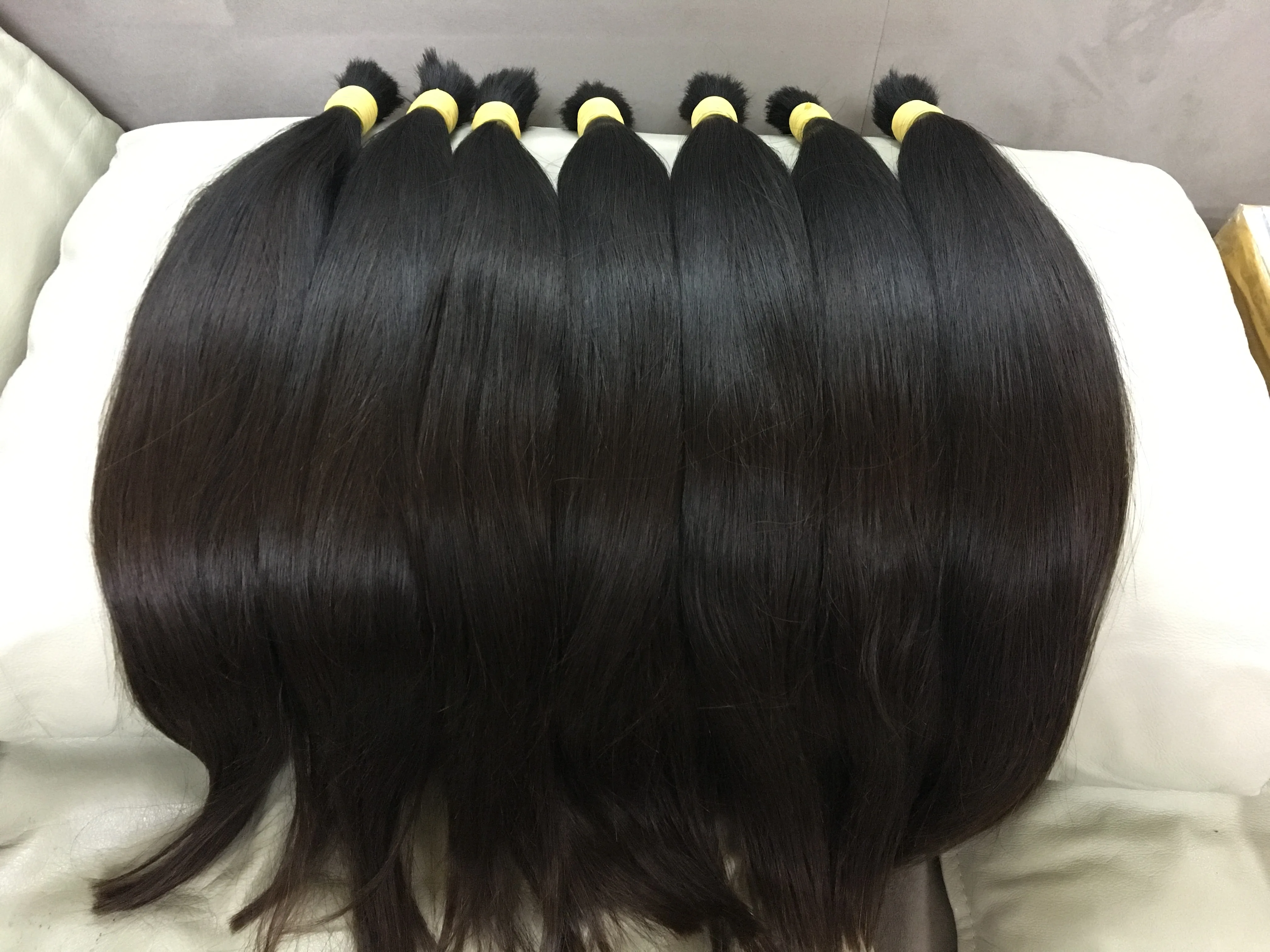 Wholesale Human Hair Bulk Cheap Price SIngle Drawn Double Drawn Braiding Hair
