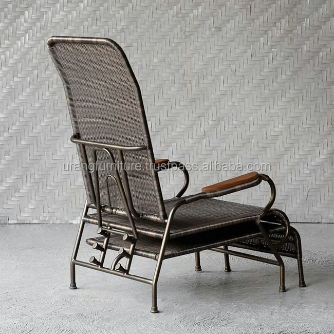 Leisure Outdoor Rattan Double Sun Bed Rattan Wicker Chaise Lounge Black Yellow White Beach OEM Frame Gray Style Modern Furniture