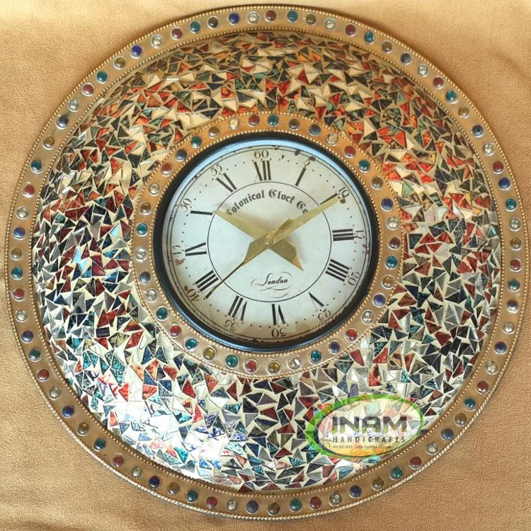 
Designer finish hanging aluminium wall clock, wall clock, Nautical marine style clock 