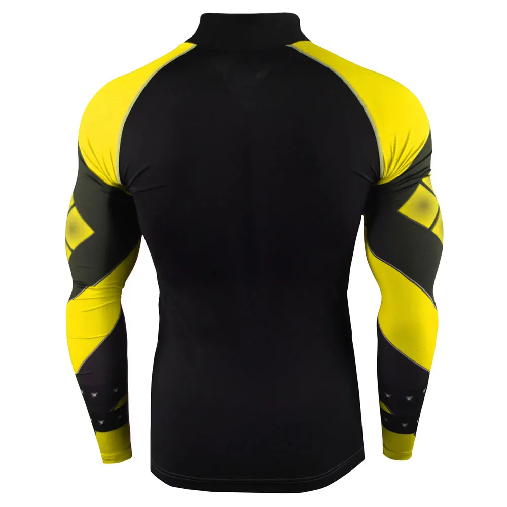 Wholesale custom sublimation printed BJJ Rash Guard , Rash guard MMA - Custom printed thermal Rash guard New arrival