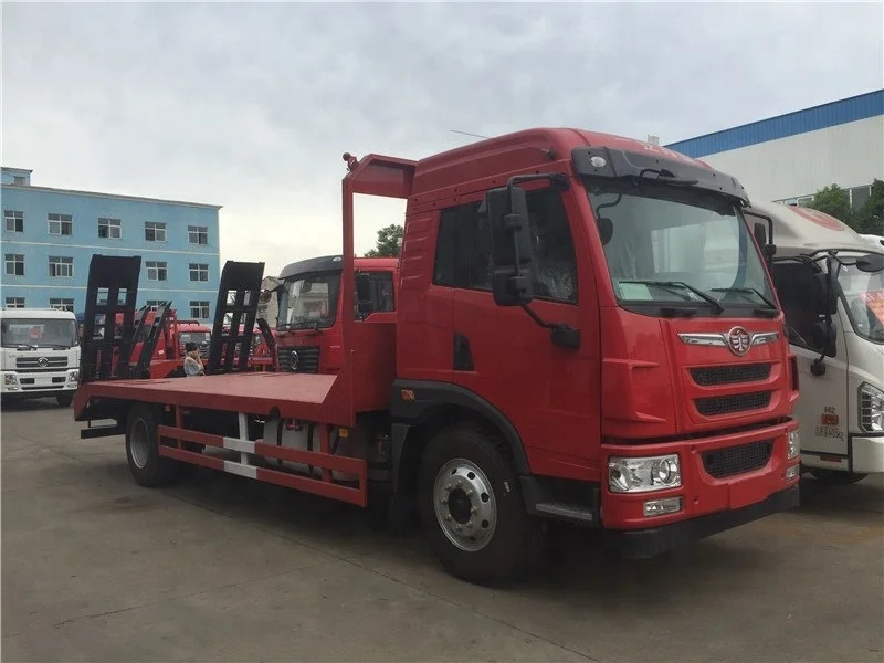 Long vehicle length and 8.5 ton weight road obstacle wrecker towing truck