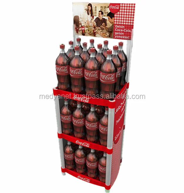Wholesales High Quality Promotion Products Injection Plastic Rack Display Bottle Shelf Display Stand