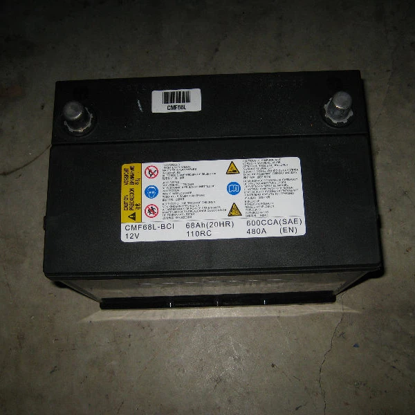 Drained lead acid battery scrap