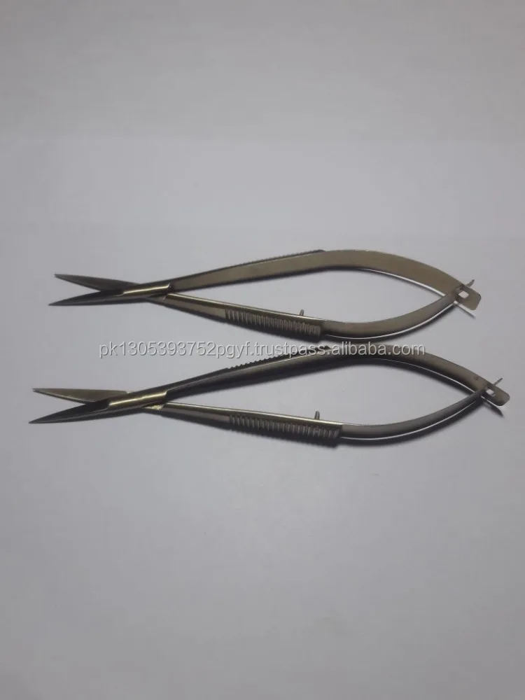 Plasma Gold Spring Scissor EYELASH SCISSORS/ Eyelash Extension Tweezers