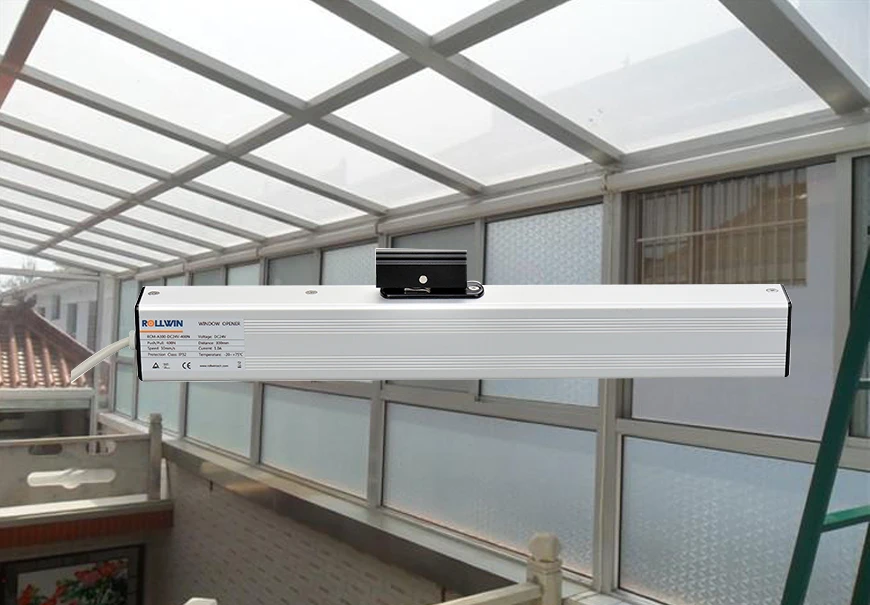 DC24V 300mm Wireless Electronic Motorised  400N automatic chain actuator window opener