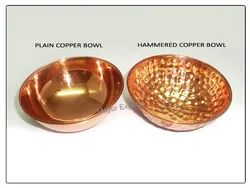 Copper Bowl Pure copper bowls with plain and hammered design