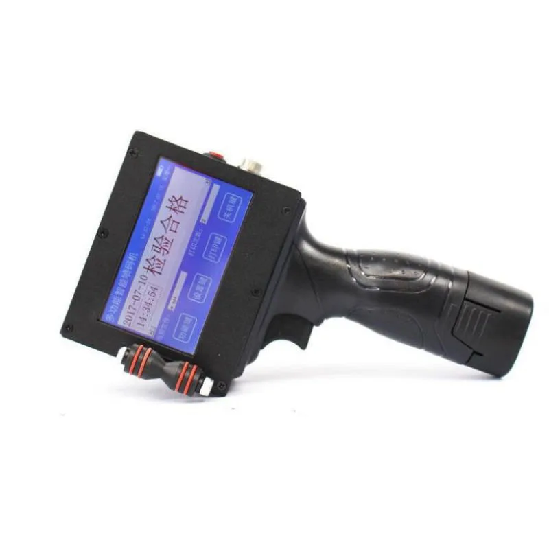 Cheap price handheld inkjet code printer inkjet expiry date stamp coding machine for PET bottle plastic bag sachet