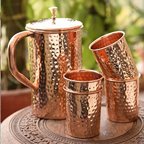 New Copper Jug Glass set