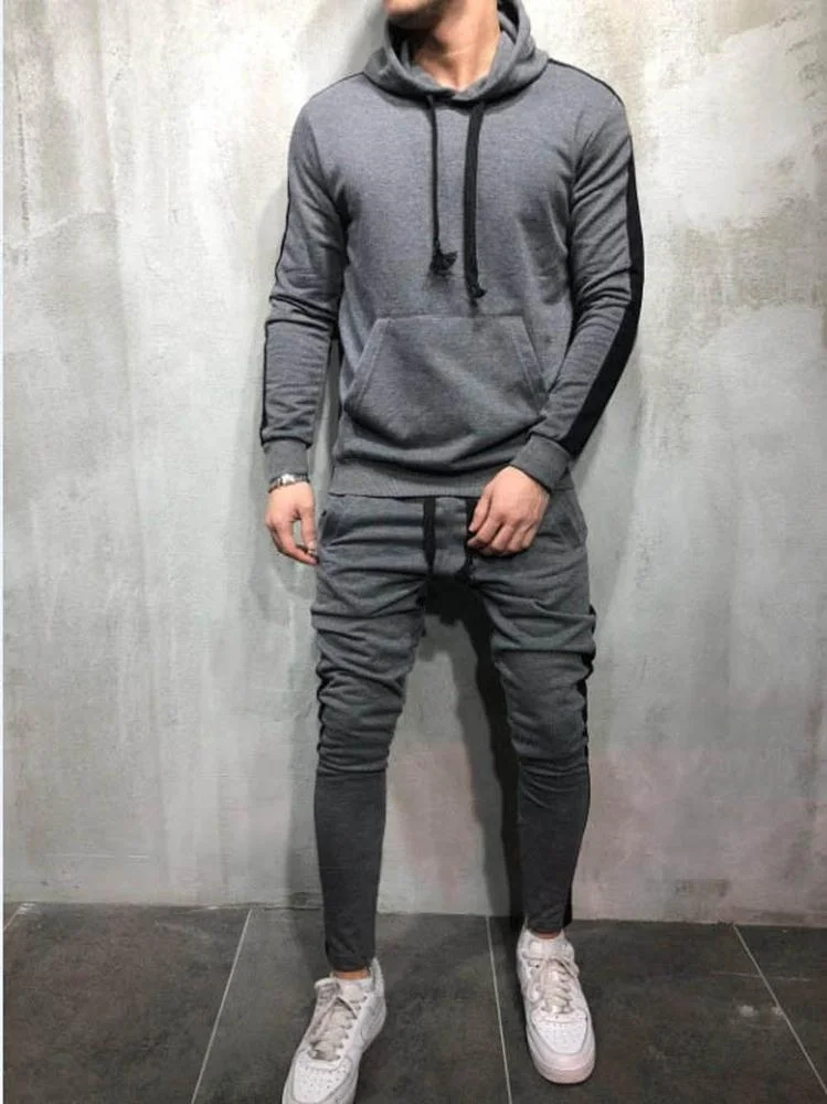Jogging suits wholesale pullover hoodies and skinny jogger sports tracksuit 2019