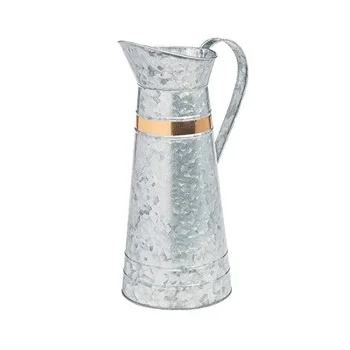 DECORATIVE FRENCH VINTAGE  WATER JUG WATER STORAGE JUG HANDMADE WATER KETTLE HANDMADE IRON JUG RESOLUTION STOCK