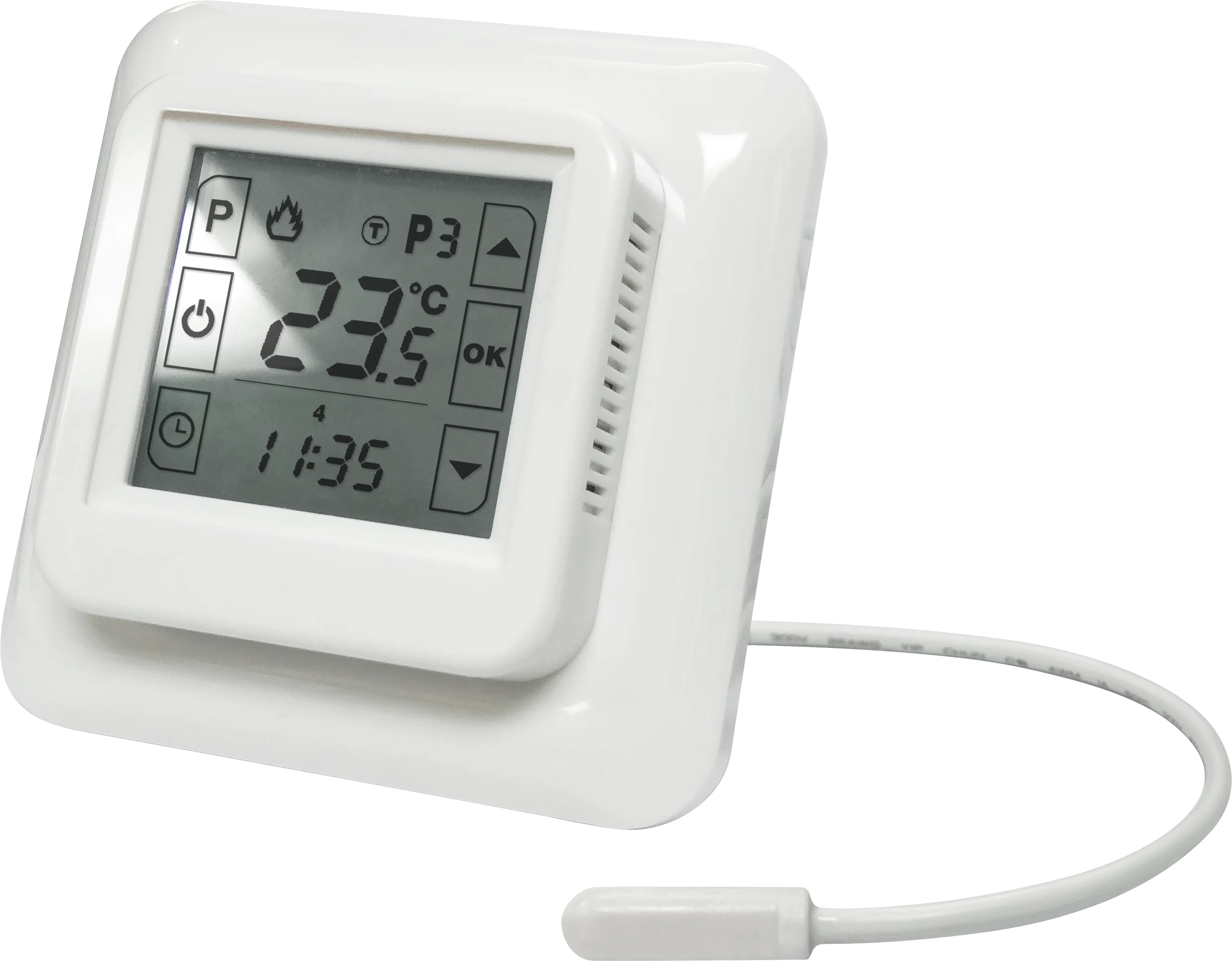 Система отопления пола HVAC термостат с сенсорным экраном программируемый гнездо провод термостата для подогрева