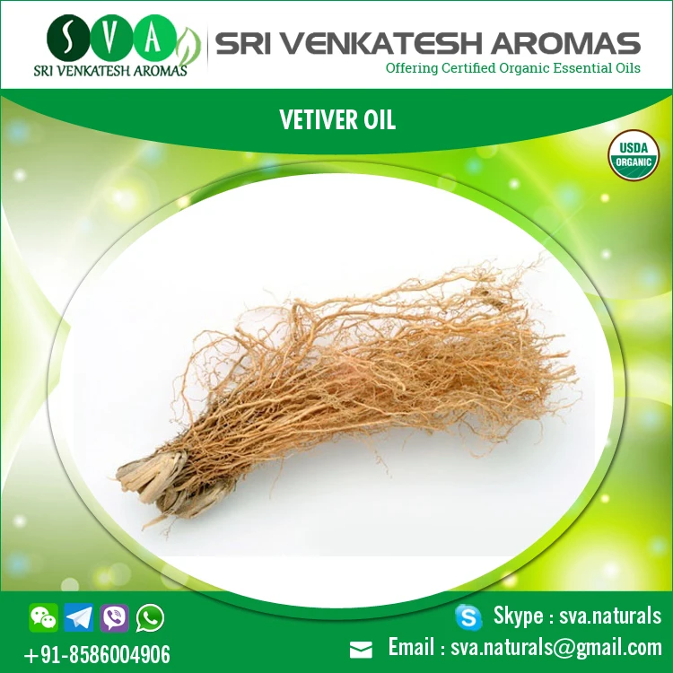 Natural & Pure Vetiver Essential Oil/ Ruh Khas Oil
