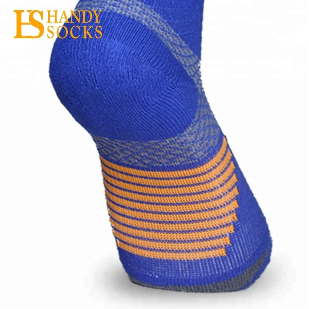 
Custom soccer cushion best compression wholesale knitting socks 