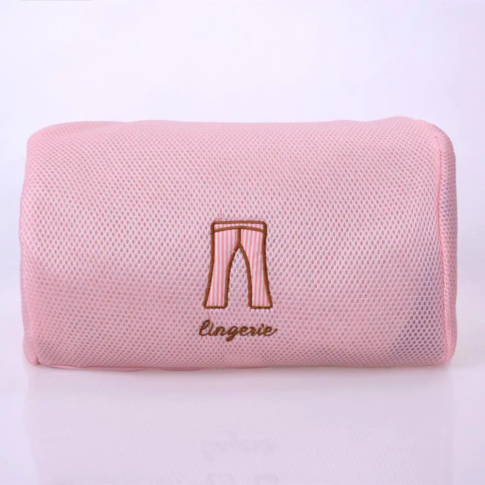 
Yuanda polyester durable laundry bags solid pink fine mesh laundry bag 5pcs set polyester laundry bag 