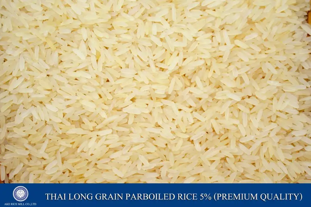 
Thai Long Grain Parboiled Rice 5% Broken 