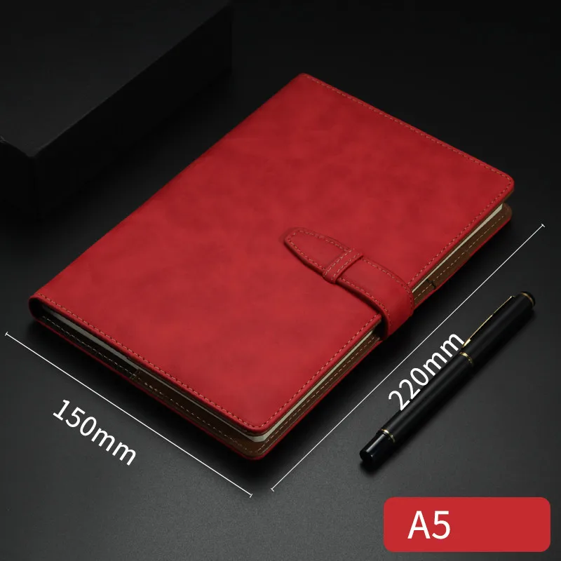 Custom notebook  a5 large size business  notepad office this thickened b5 wholesale diary customized logo printing