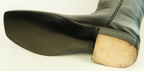 Boots Handmade Pure Leather High Quality Maker Manufactures Long Genuine Leather Calf Boots