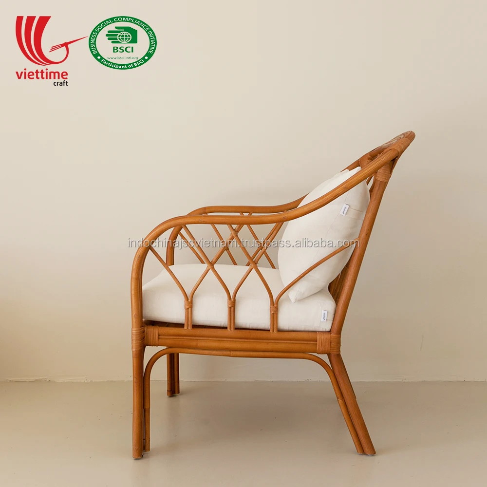 Relaxing rattan chairs are suitable for living room and reading room
