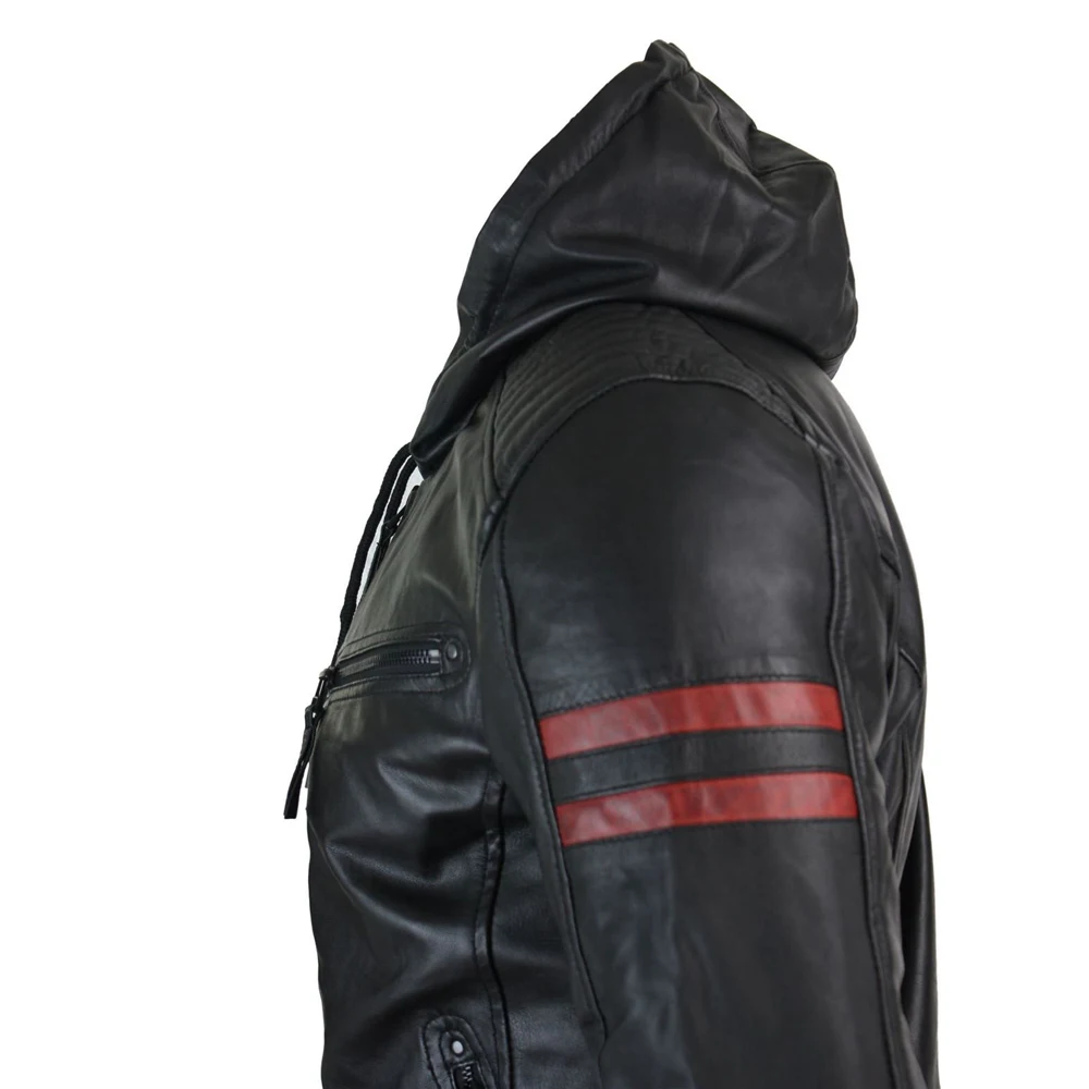 Winter Wear Men Washed PU Leather Jacket Wholesale Good Quality Men Wear Fashion Leather Jacket