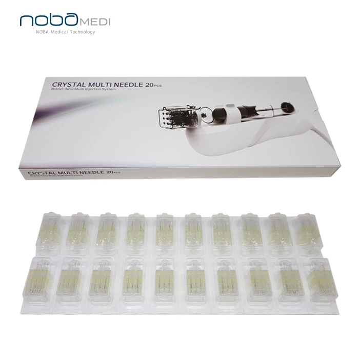 
Cosmetic 9pin Multi Needle with suction Nobamedi Korea, Mesotherapy Multi Needle, Microneddle for Mesotherapy. Cosmetic Injector 