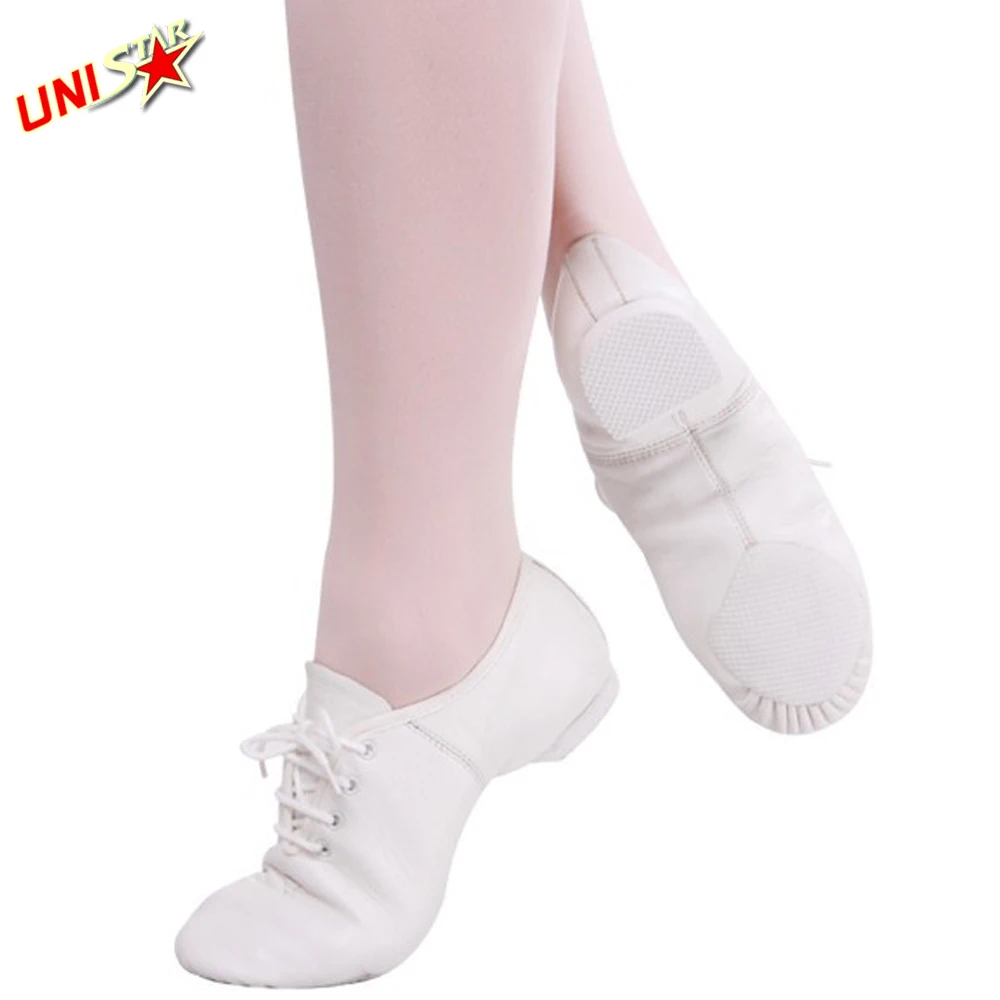 Hot Selling Dancing Leather Shoes Sheepskin Jazz Dance Shoes for Women Bags Fashion Black Cow OEM Training Fabric Packing Color