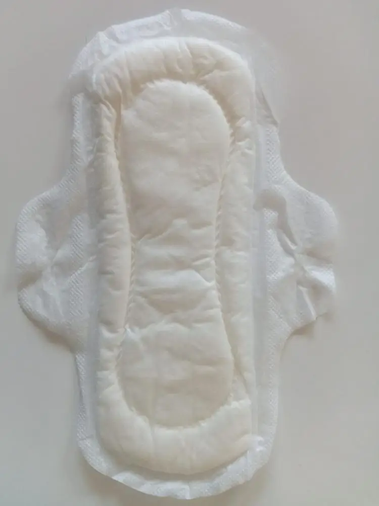 Female Cotton Sanitary Pad Wuglo Super Absorbent Maxi / Super Disposable Wingless