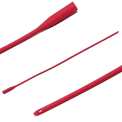 
Urethral Red Rubber Catheter 